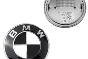 Bmw Black/white Emblem 82mm/74mm