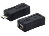 New USB 2.0 Mini A 5 Pin Female to Micro B Male Adapter Converter #239