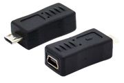 New USB 2.0 Mini A 5 Pin Female to Micro B Male Adapter Converter #239