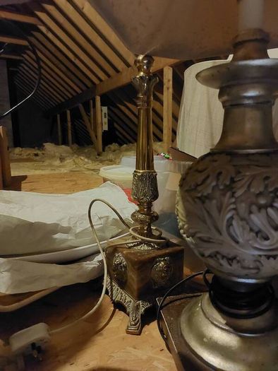 old vintage lamps from the 70s and 80s