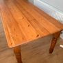 Large Solid Pine Farmhouse Dining Table Seats 10 Image 2