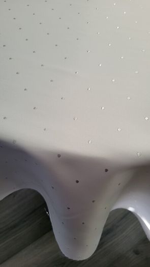 White tablecloths. Made to measure. Round. Rectangular, square - any size.