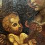 Antique Hand Painted Madonna & Child with Ornate Giltwood Frame (Bergazzi & Sons, Dublin) Image 3