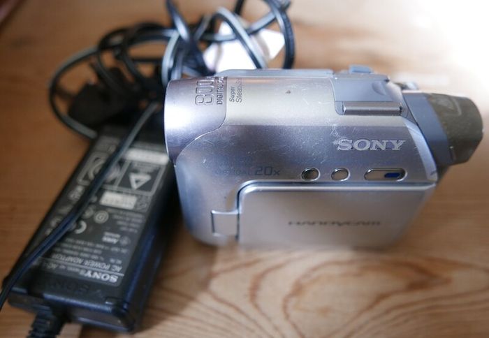 Sony Handycam DCR-HC19E Camcorder Vintage Mini DV Video Camera Tested