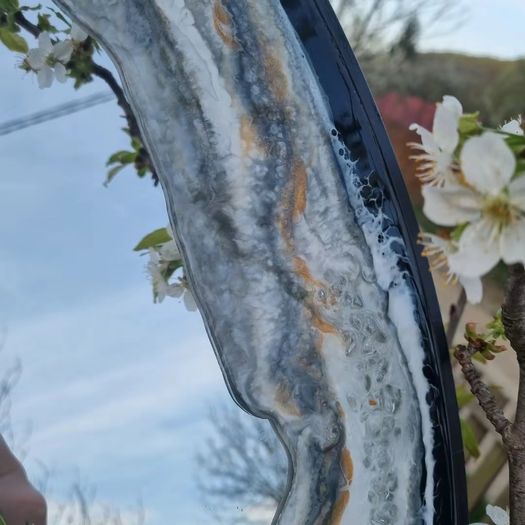 Handcrafted Resin Mirror-Custom made