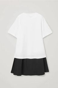 COS Combi White Black Shirt Dress Size M BNWT