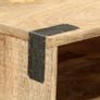 Console Table 115x30x76 cm Solid Rough Mango Wood Image 2