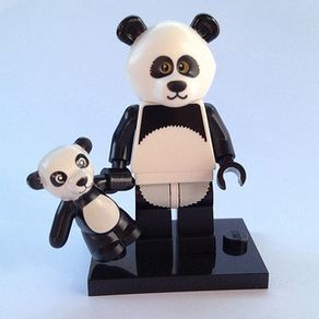 Lego Movie Panda Guy Complete set