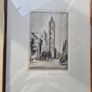 Preston Cribb "The Old Tolbooth Glasgow" Etching Image 5