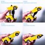 2 Pcs Deformation Cars for 3-7 Years Old Boys,Best Birthday Gifts for Boys Girls Pull Back Robot Car Toy for Boys Girls Kids Play Push Toy Cars Transformers Cars Toys for Kids Blue & Yellow Image 4