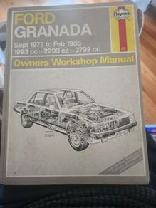 Ford Grenada Owners Workshop Manual. Large Volume Hardback In Good Condition.