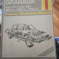 Ford Grenada Owners Workshop Manual. Large Volume Hardback In Good Condition.