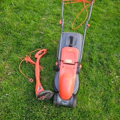 lawnmower and strimmer