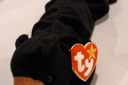 Vintage TY Beanie Babies - Blackie the black bear