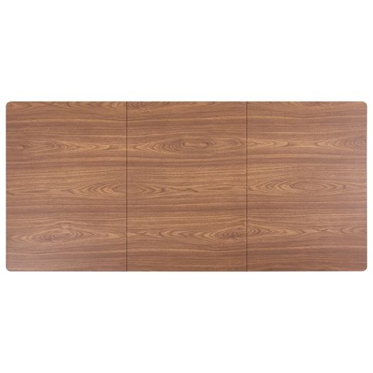 Dining Table Brown 200x100x75 cm MDF