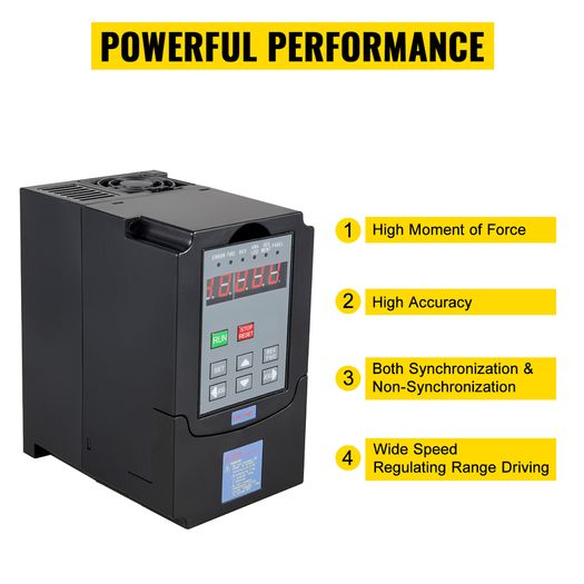 4.0KW 220V 3 Phase Variable Speed Drive Frequency Converter for CNC Milling Machine