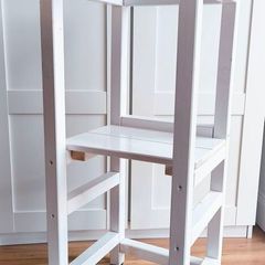 Kitchen helper. Kitchen stand for toddlers. Montessori