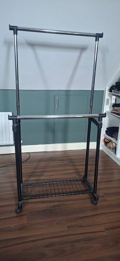 JYSK clothing rail