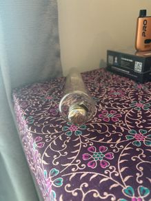 retro / antique. Hunters saddle glass flask