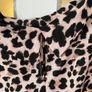 NEW Dunnes leopard animal print top, blush / pink tones, Size Medium, BNWT Image 4