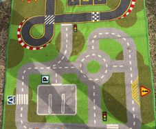 IKEA LILLABO Kids Car Play Mat Rug (75cm x 133cm