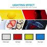 29423 Neewer 3 Packs 66pcs Tabletop LED Video Light with Mini Tripod Stand and Color Filters Image 6