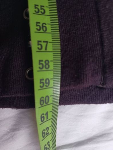 Yuka Dark Brown Cardigan with  Metal Eyelet Detail    Size 14