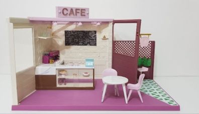 Cafe' set for mini dolls (Lori)
