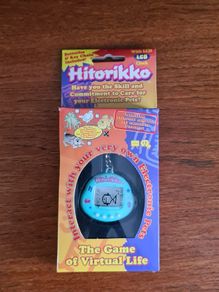 Original 1997 HITORIKKO Virtual Fish Pet Game, Vintage