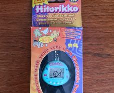 Original 1997 HITORIKKO Virtual Fish Pet Game, Vintage