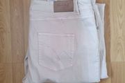 brand new open end jeans size 22 zip fly cream