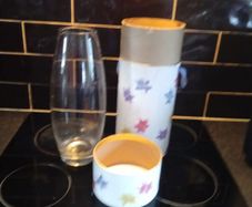 vase with gift box