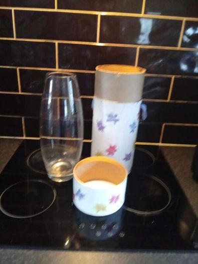 vase with gift box