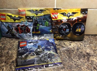 Batman poly bag Lego bundle - new
