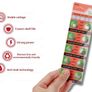 10x AG5 LR754 393 Button Batteries 1.5V Alkaline Image 2