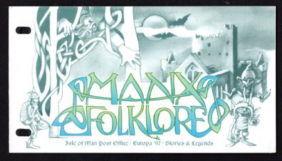 1997 Isle of Man Folklore/ Europa Tales and Legends Commemorative Stamps Presentation Pack