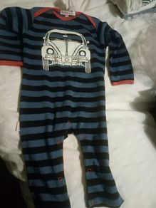 BNWT ohBabyLondon 3-6mth sleepsuit