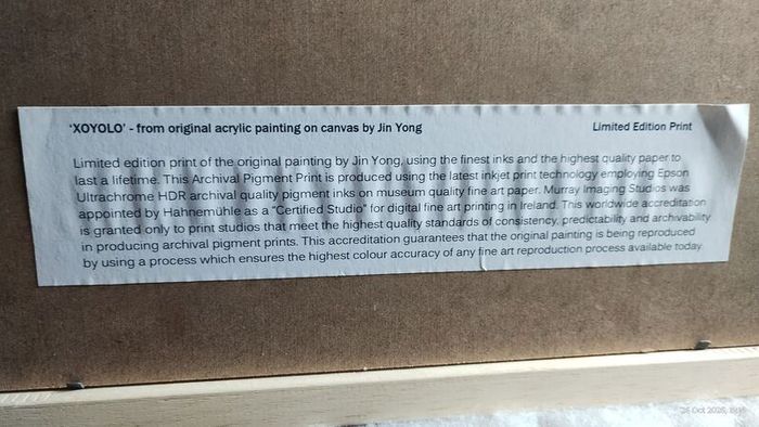 Limited Edition Print of Painting by Jin Yong