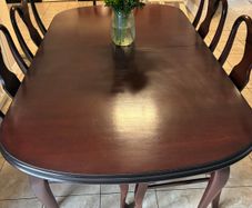 Solid mahogany Dining Table and 5 chairs
