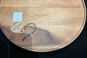 Acacia wooden cheese plater serving tray plate rotary