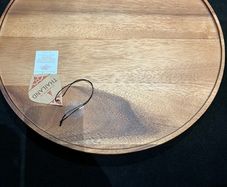 Acacia wooden cheese plater serving tray plate rotary