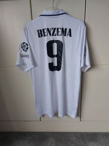 Adidas Replica Real Madrid 2022 champions league winning Jersey Benzema 9 BNNT