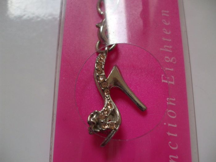 SALE!  Junction Eighteen Phone Charm with Swarovski Crystals
