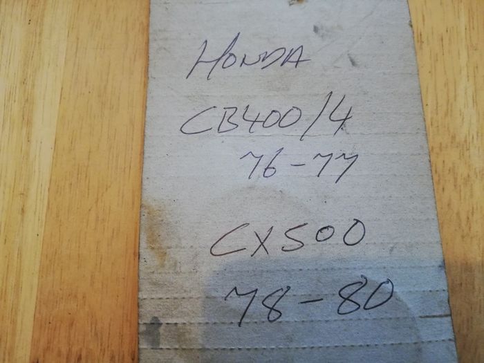 Honda cb400/4 CX500 fork seals