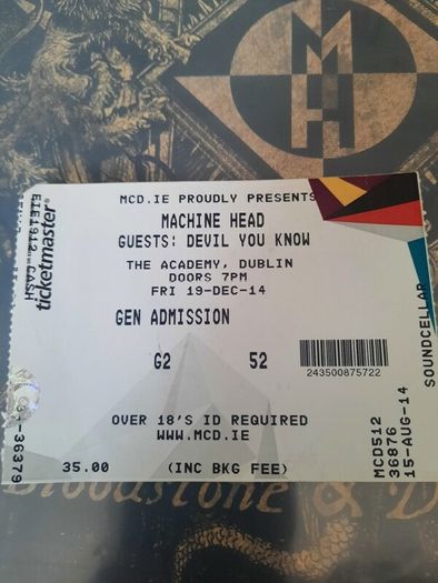 MACHINE HEAD: Bloodstone & Diamonds LP -Fully Autographed-Rare 100 clear pressing