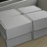 Lot of 5 pcs Medium ecommerce shipping boxes eco friendly cardboard Size 28 cm x 18 cm x 11cm Image 2