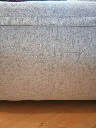 3-seater sofa and 2 matching armchairs, cream fabric
