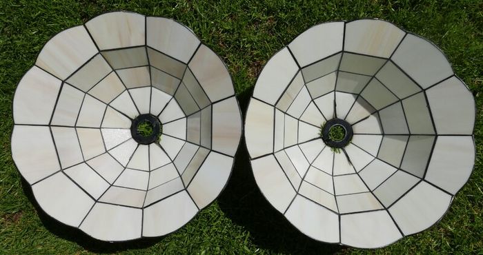 Vintage Tiffany Style Stained Glass Lightshades (45 each)