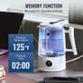 Hydrogen Water Pitcher Generator, 1.5 L / 52.8 oz Large Capacity Hydrogen Generator Water Kettle, SPE and PEM Technology, Hydrogen Rich Water Ionizer Machine for Brewing Coffee or Tea Image 3