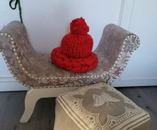 Woolen hat scarf